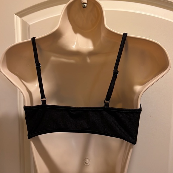 New, Black Strappy O-Ring Top - Picture 7 of 14